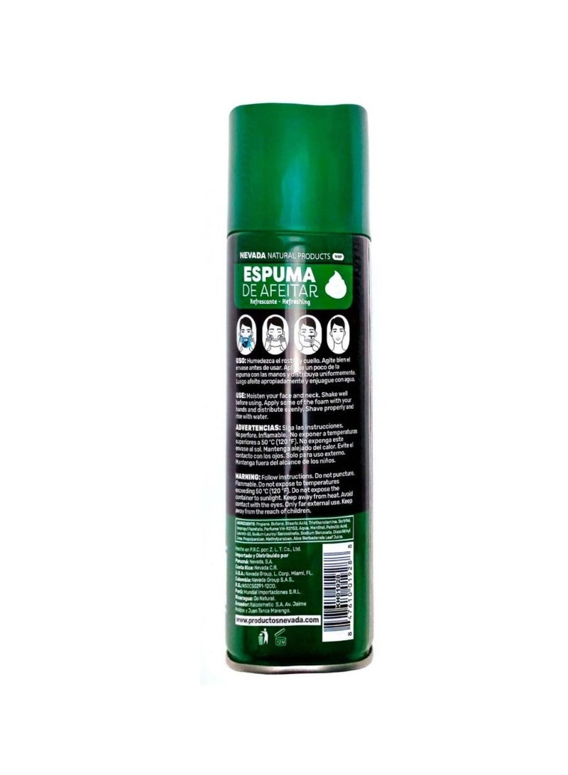 Nevada Refreshing Shaving Foam 400ml - Image 2